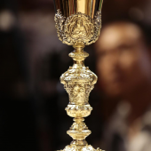 A chalice, made in France in 1846, will be used during the Eucharistic celebration at the National Stadium.