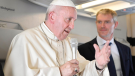Pope inflight conference (Vatican Media)