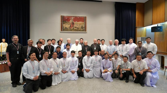 Meeting with The Jesuits, Bangkok, Thailand (Vatican Media)