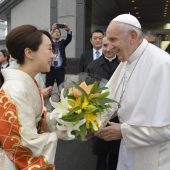 Pope leaves Japan (Vatican Media)