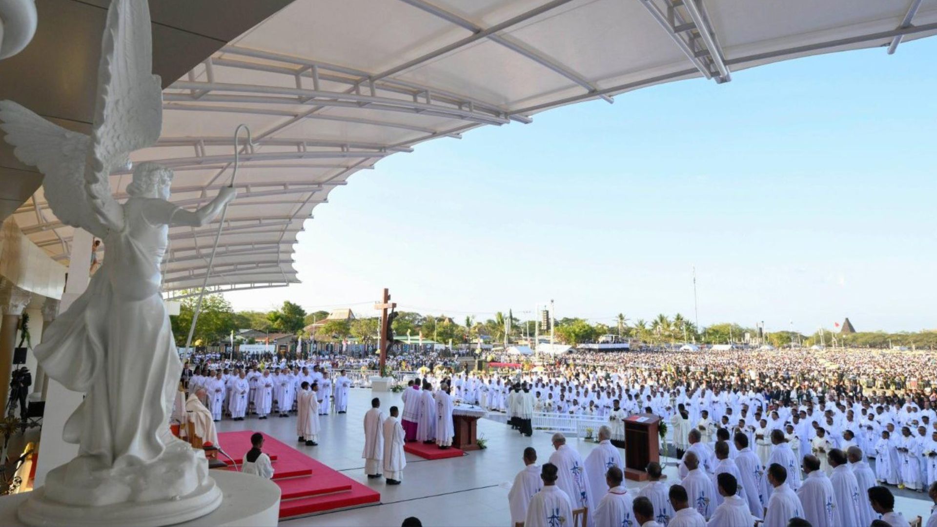 600,000 faithful gathered at the Esplanade of Tasi Tolu in Timor-Leste during the Pope Francis Mass on September 10, 2024. 600,000 faithful gathered at the Esplanade of Tasi Tolu in Timor-Leste during the Pope Francis Mass on September 10, 2024.