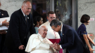 Pope Francis arrives in Singapore, during the last leg of his apostolic visit to Asia, in Singapore, September 11, 2024. (Photo: Ministry of Digital Development and Information (MDDI)