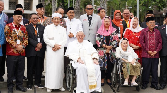 Pope Francis with Grand Imam Dr. Nasaruddin Umar